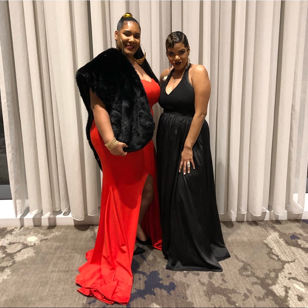 Red Gown- Plus Size
